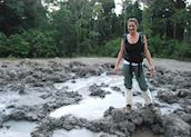 Mud volcano at Tabin, Malaysian Borneo